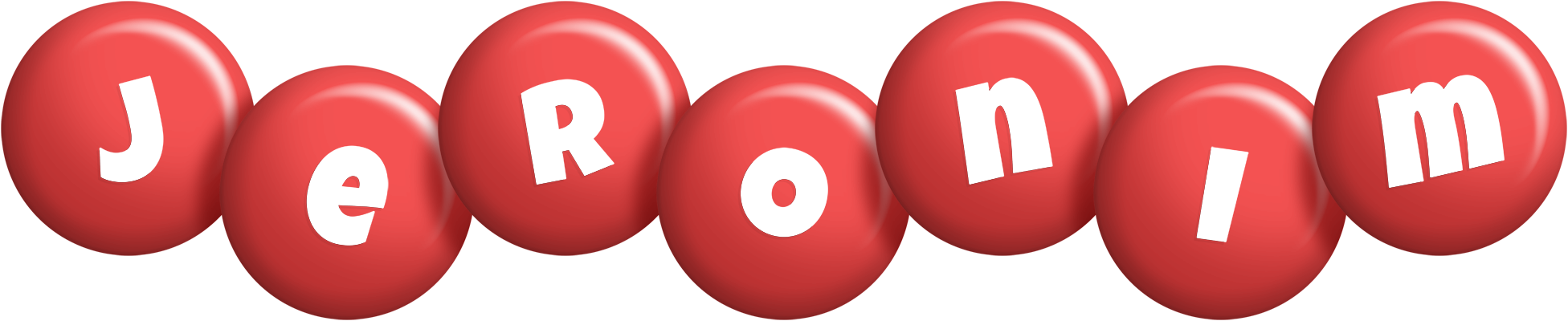 Jeronim candy-red logo