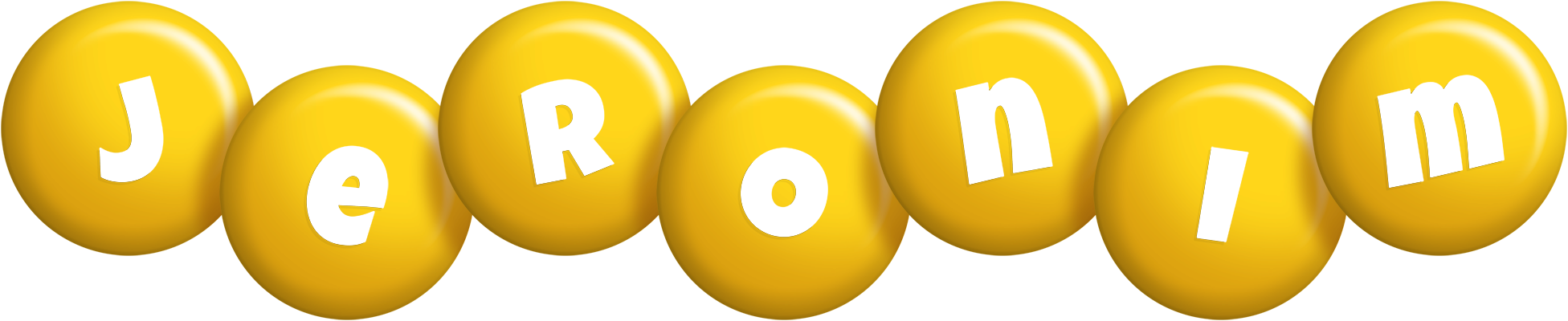 Jeronim candy-yellow logo