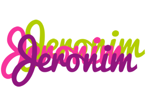 Jeronim flowers logo