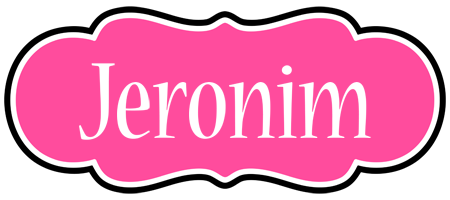 Jeronim invitation logo