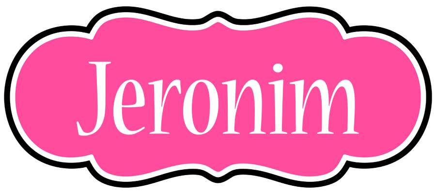 Jeronim invitation logo