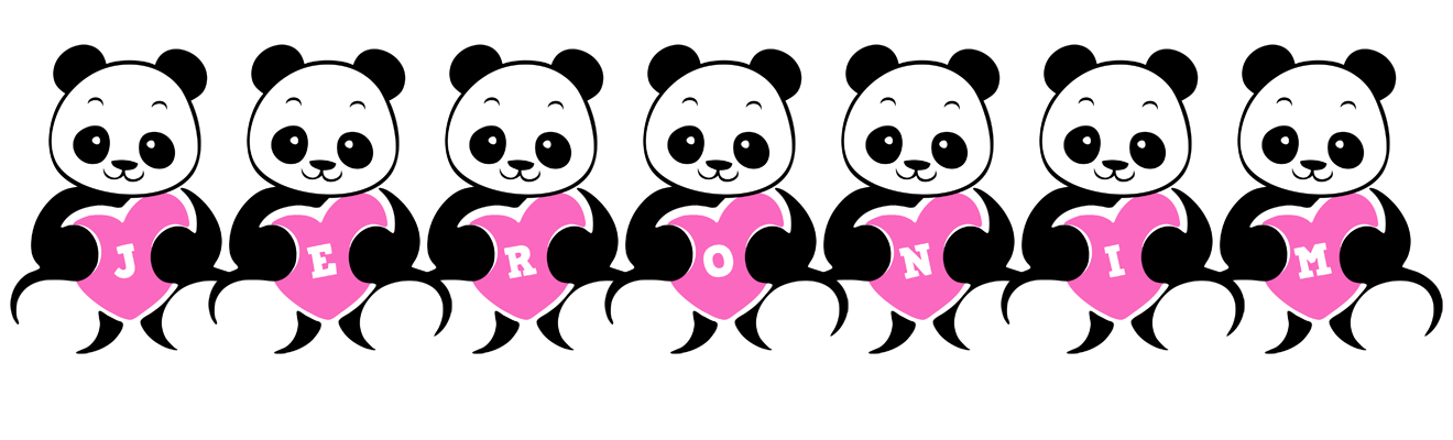 Jeronim love-panda logo