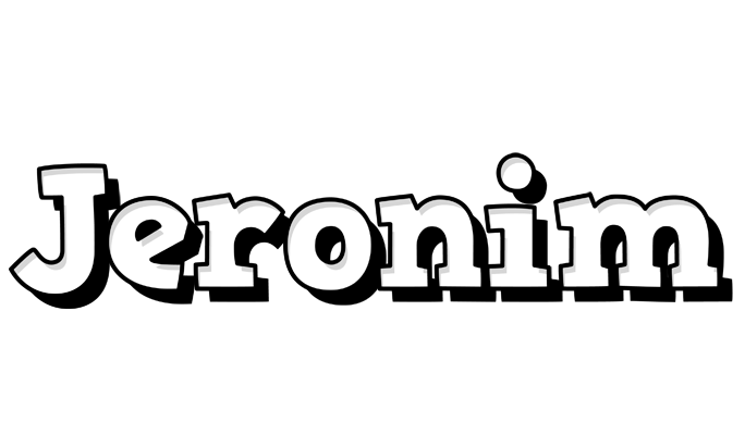 Jeronim snowing logo