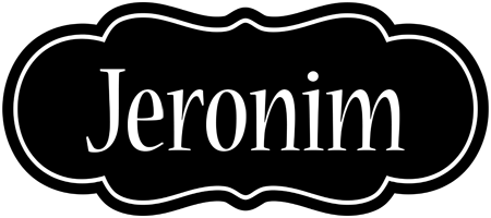 Jeronim welcome logo