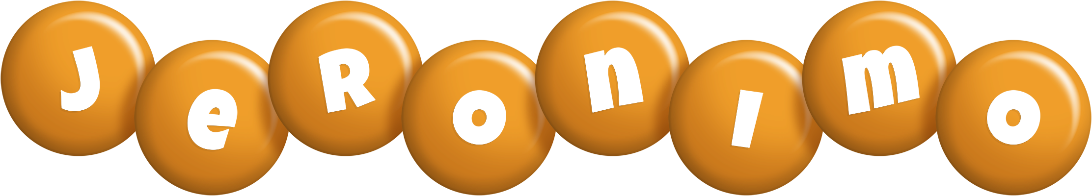 Jeronimo candy-orange logo