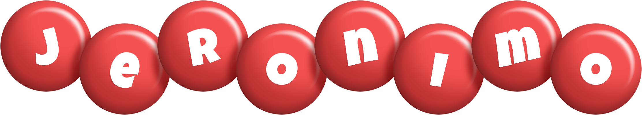 Jeronimo candy-red logo