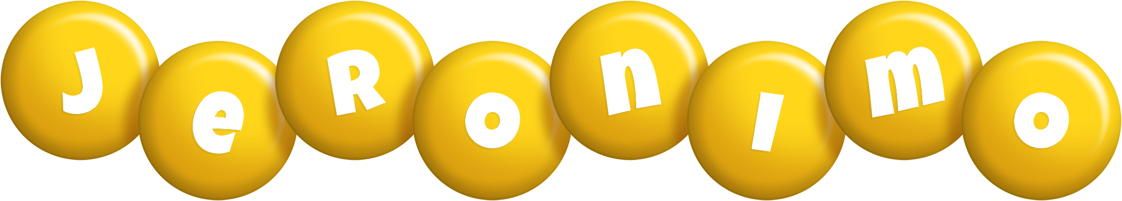 Jeronimo candy-yellow logo