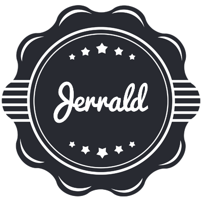 Jerrald badge logo