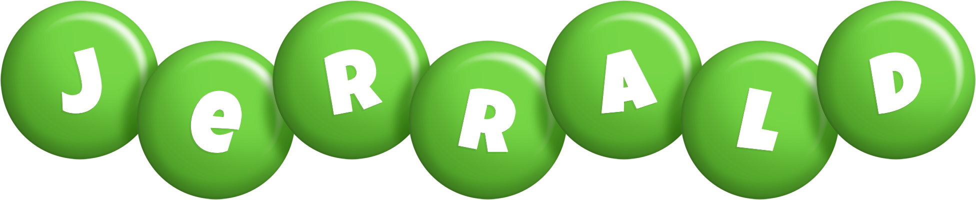 Jerrald candy-green logo