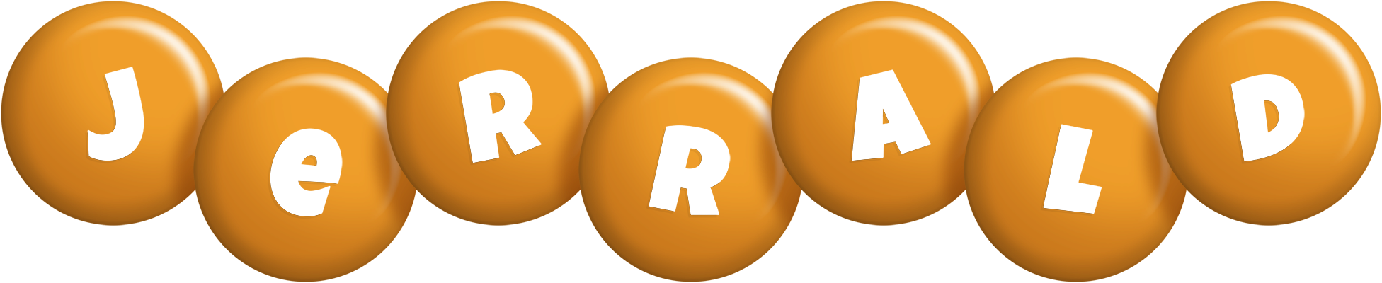 Jerrald candy-orange logo