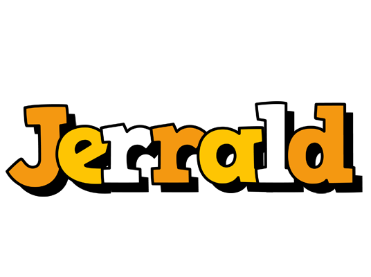 Jerrald cartoon logo
