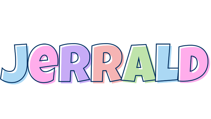Jerrald pastel logo