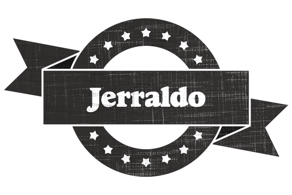 Jerraldo grunge logo