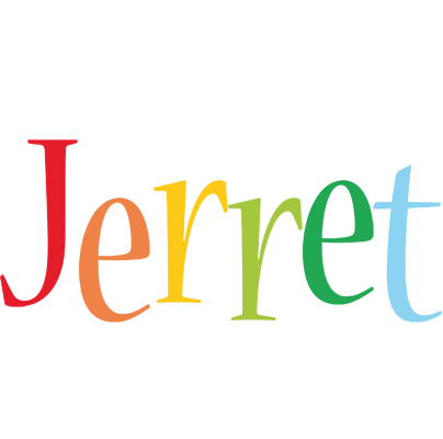 Jerret birthday logo