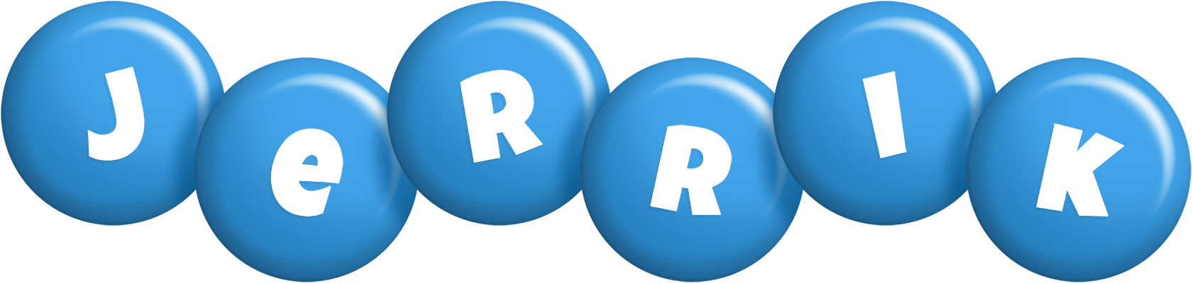 Jerrik candy-blue logo