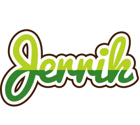 Jerrik golfing logo