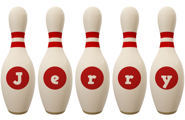 Jerry bowling-pin logo