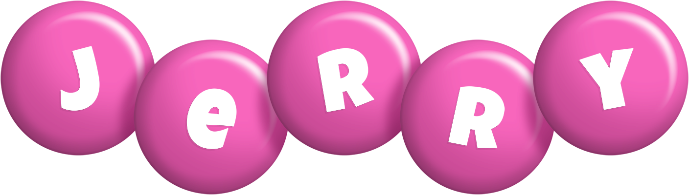 Jerry candy-pink logo