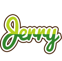 Jerry golfing logo
