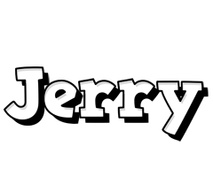Jerry snowing logo
