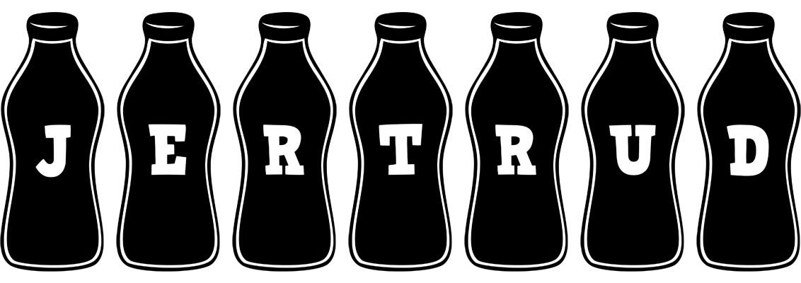 Jertrud bottle logo