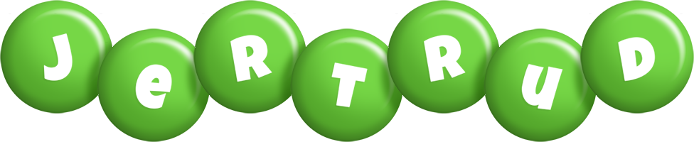 Jertrud candy-green logo