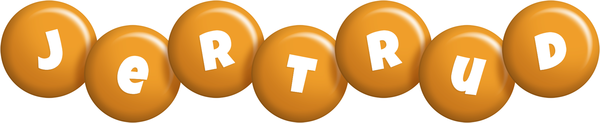 Jertrud candy-orange logo