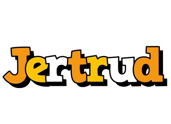 Jertrud cartoon logo