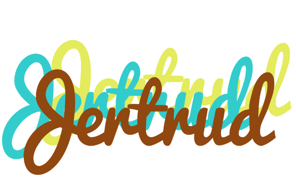 Jertrud cupcake logo