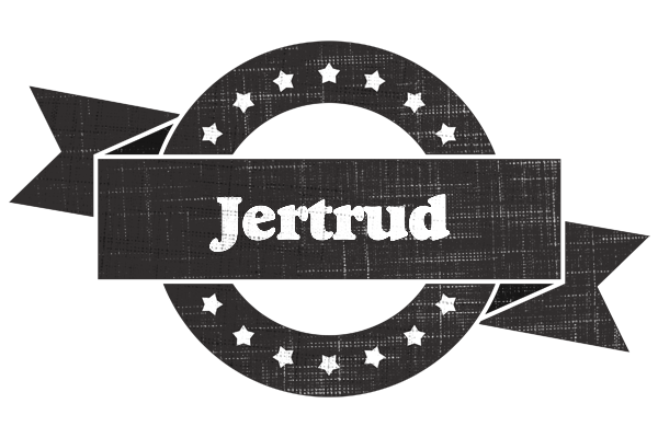Jertrud grunge logo