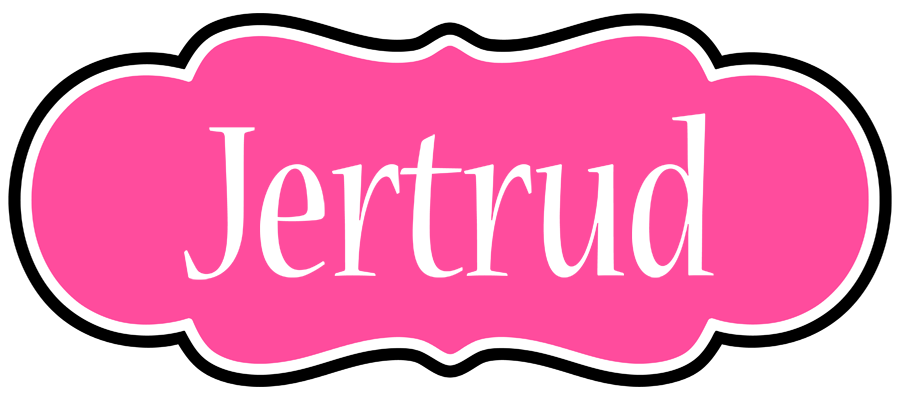 Jertrud invitation logo