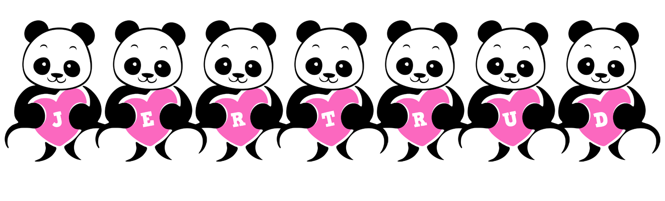 Jertrud love-panda logo