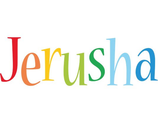 Jerusha birthday logo
