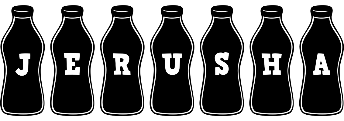 Jerusha bottle logo