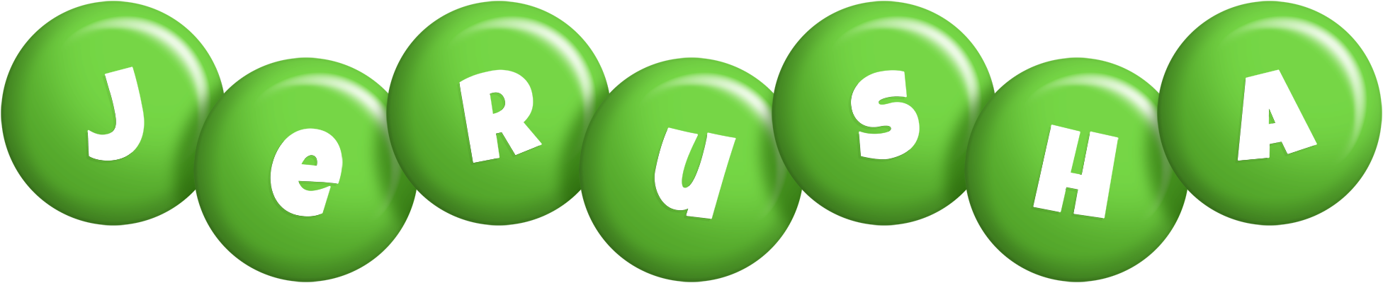 Jerusha candy-green logo