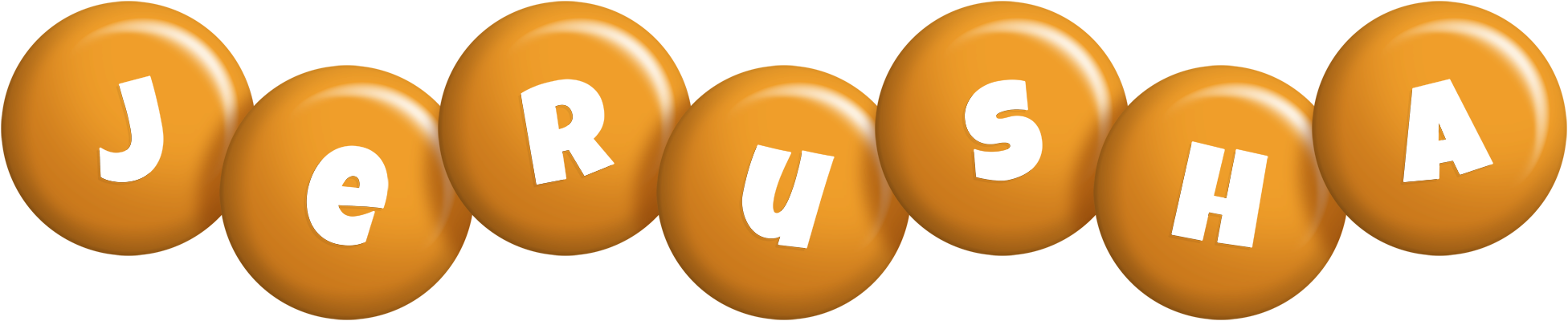 Jerusha candy-orange logo