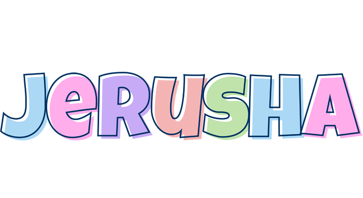 Jerusha pastel logo