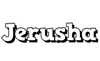 Jerusha snowing logo