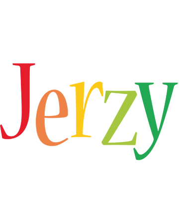 Jerzy birthday logo