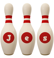 Jes bowling-pin logo