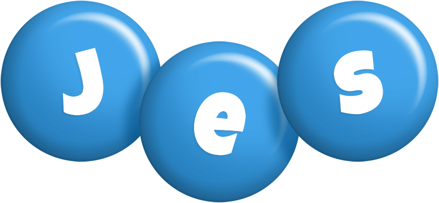 Jes candy-blue logo