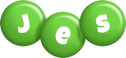 Jes candy-green logo