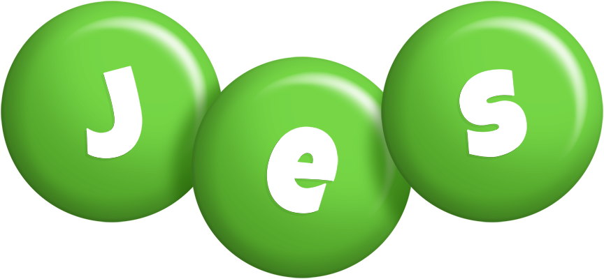 Jes candy-green logo