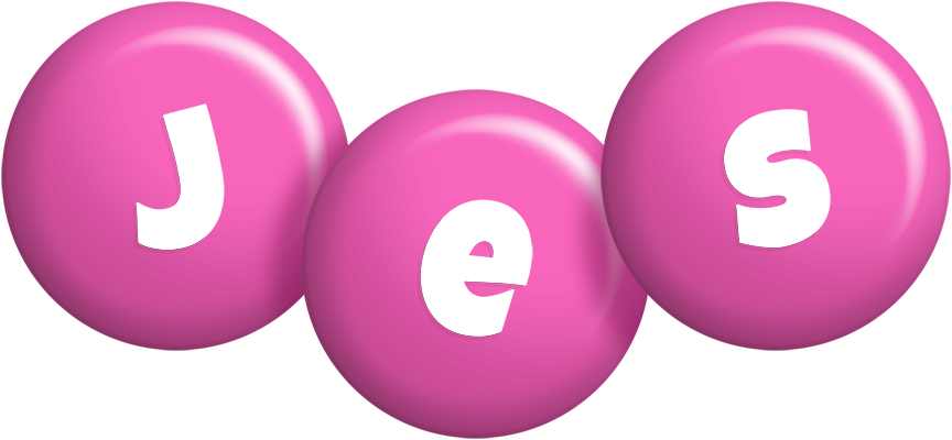 Jes candy-pink logo