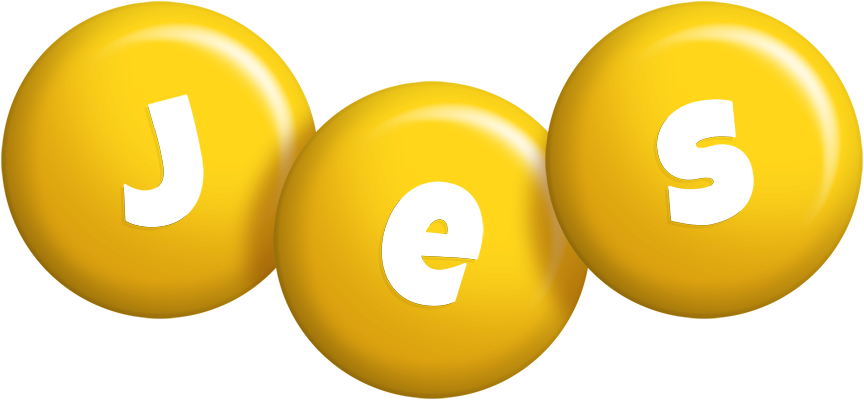 Jes candy-yellow logo