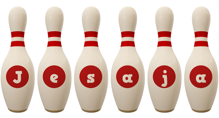 Jesaja bowling-pin logo