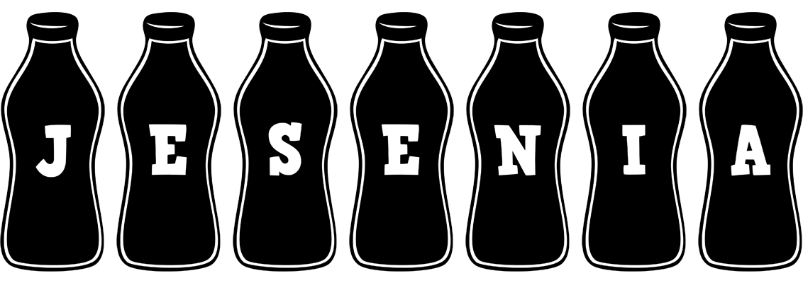 Jesenia bottle logo