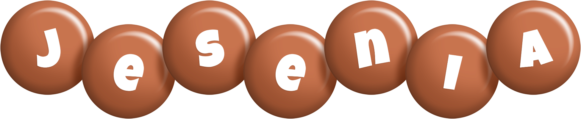 Jesenia candy-brown logo
