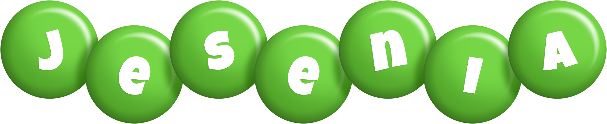 Jesenia candy-green logo