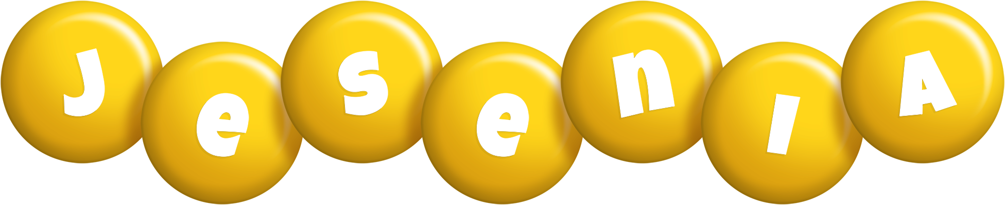 Jesenia candy-yellow logo